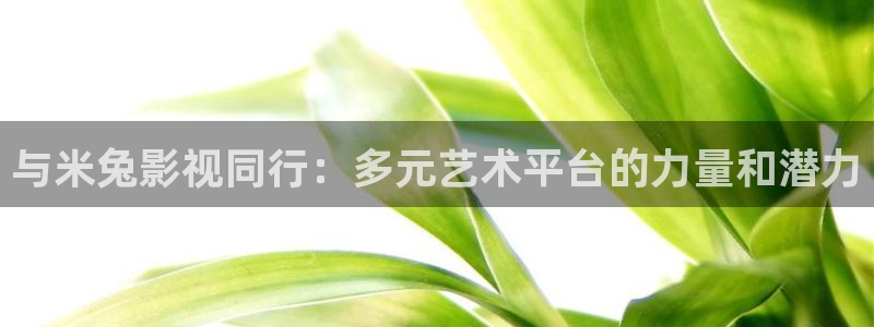 伊人院影院：与米兔影视同行：多元艺术平台的力量和潜力