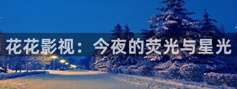 伊人影院亚：花花影视：今夜的荧光与星光